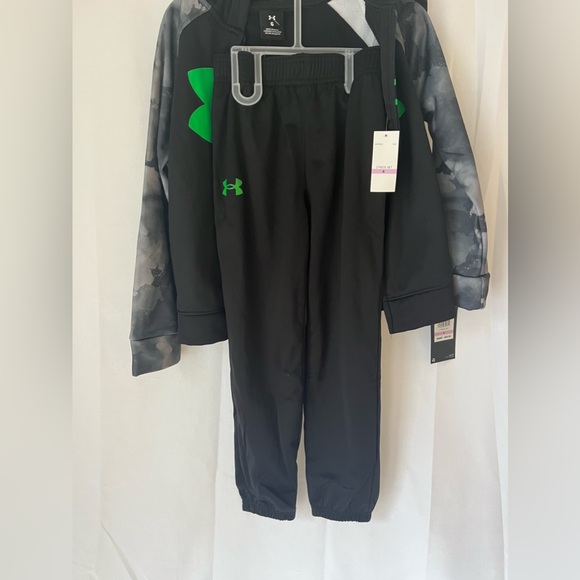 Under Armour Boys 2 Piece Hooded Zip Up Jacket Set Size 6 - Picture 6 of 8